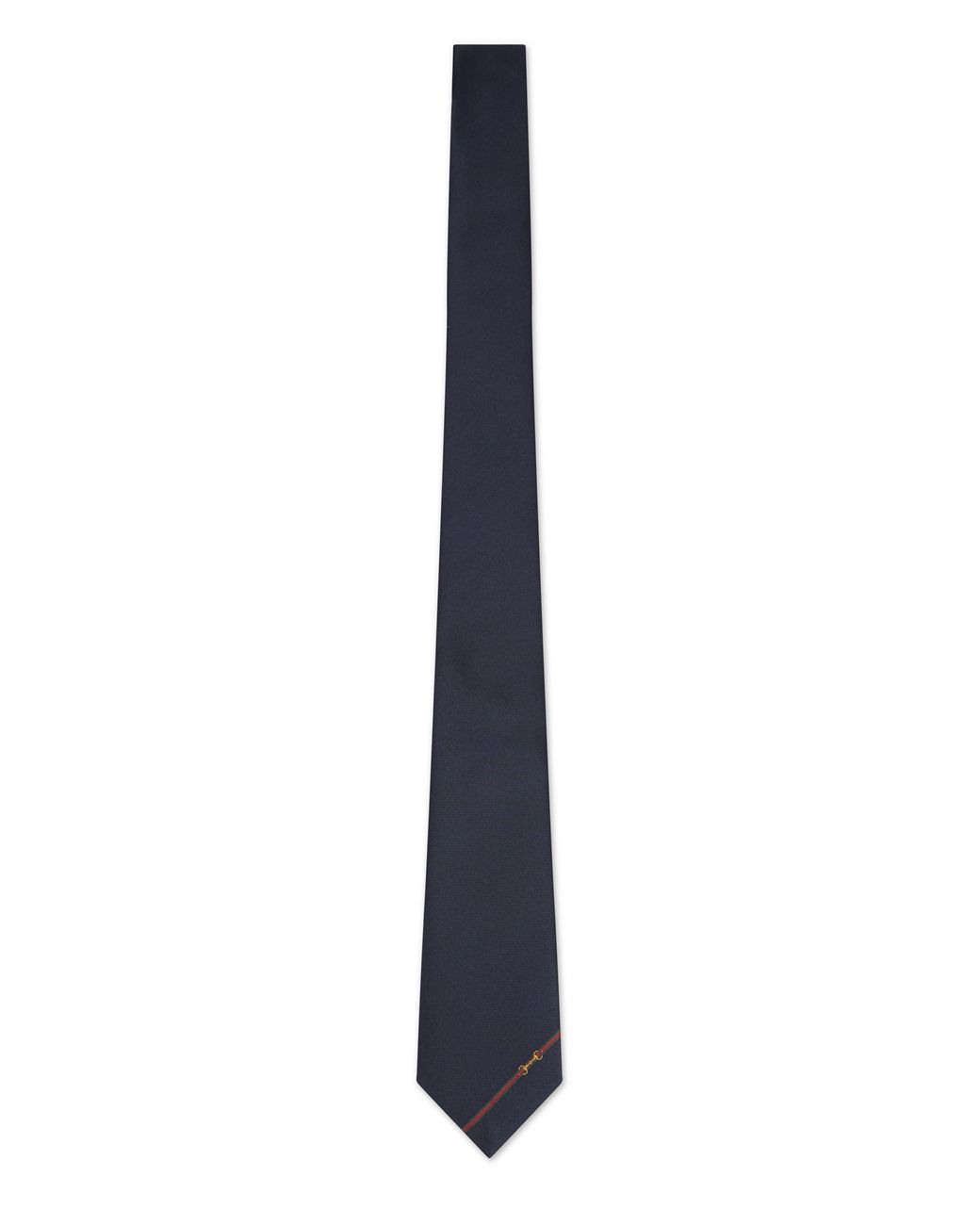 Gucci Blue Silk Jacquard Tie With Clamp for men