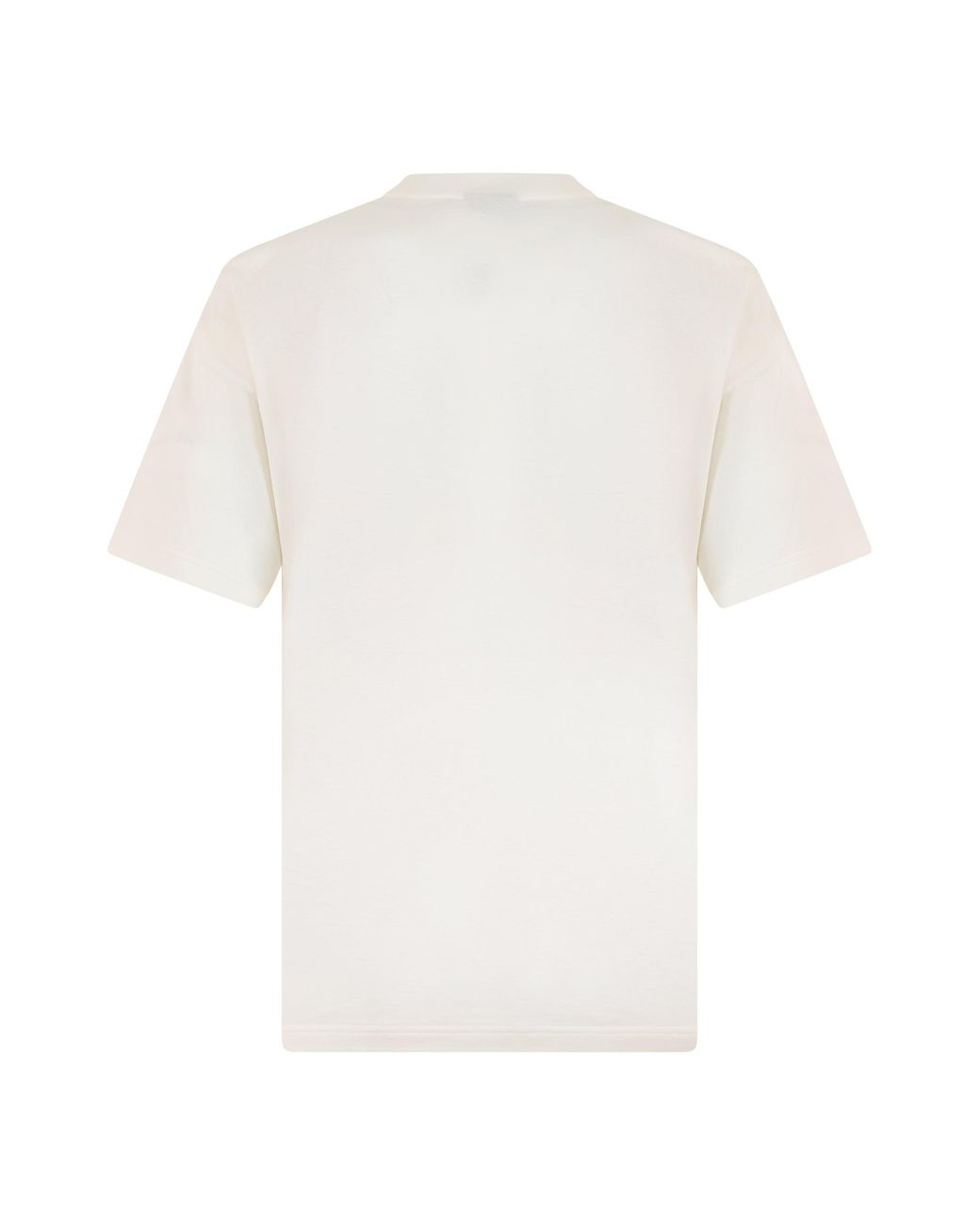 Gucci White T-Shirt Cotton And Silk Jersey With Graphic Print T-Shirts & Jerseys
