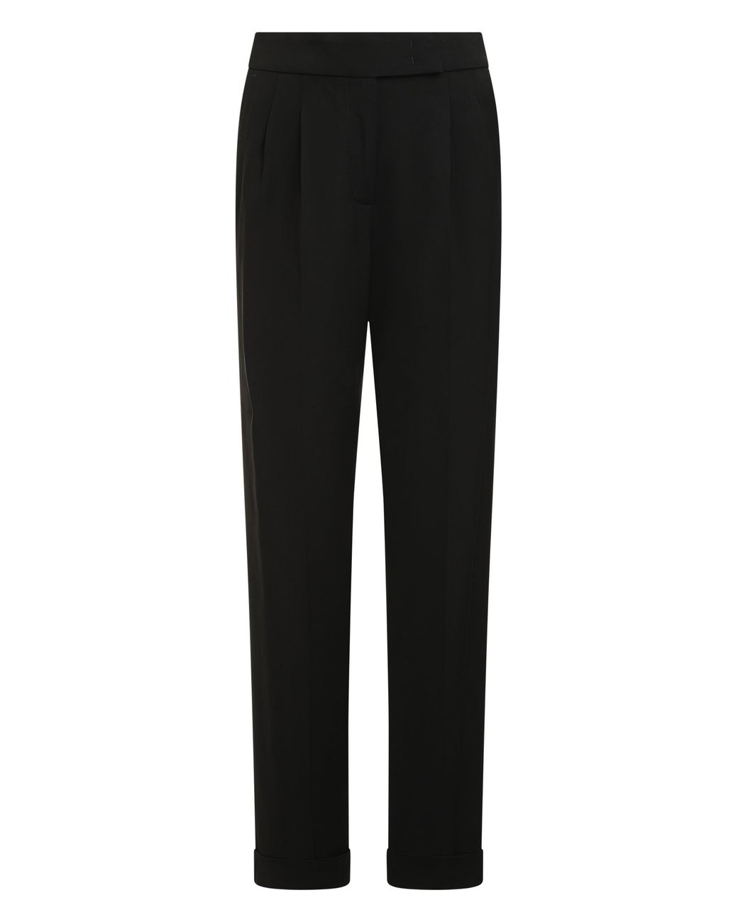 Peserico Black Viscose Trousers