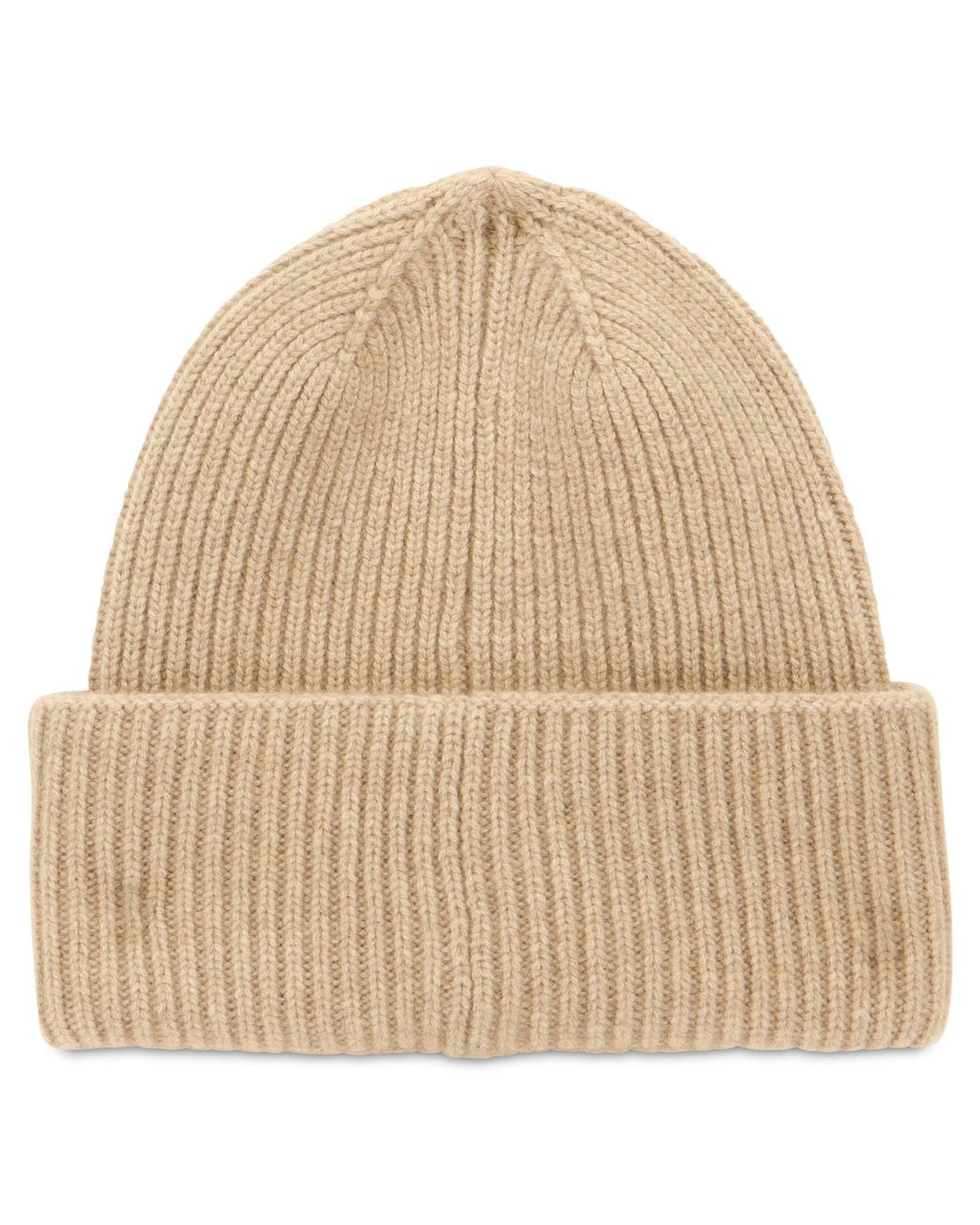 Max Mara Natural Beanie With Cuff