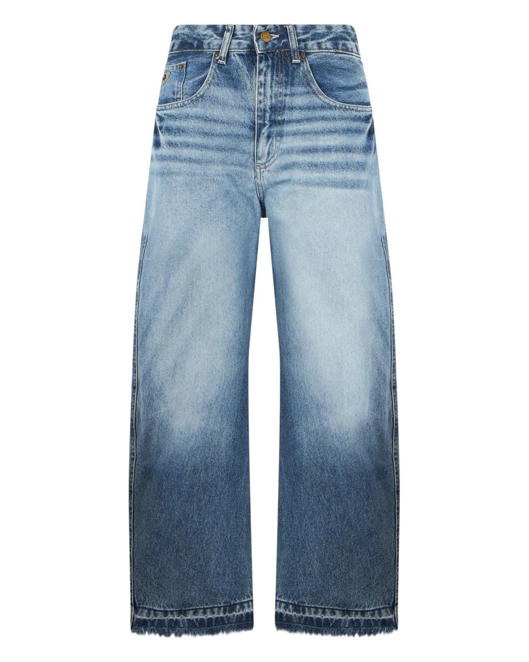 Lois Blue Loose Straight-Fit Denim Jeans