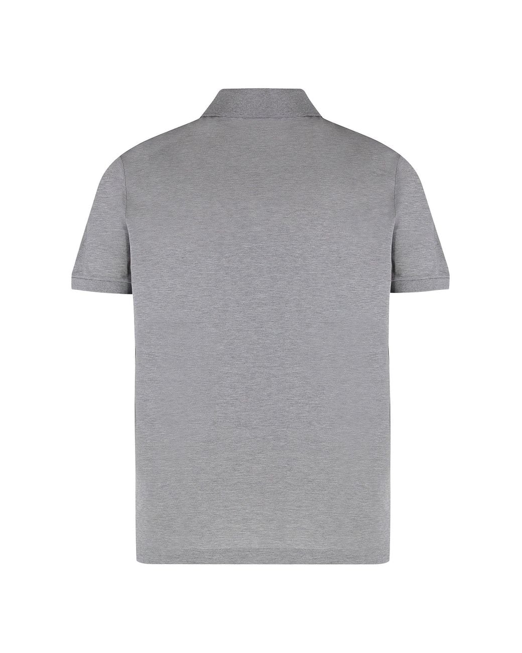 Paul & Shark Gray Paul & Shark Cotton Piqué Polo Shirt for men