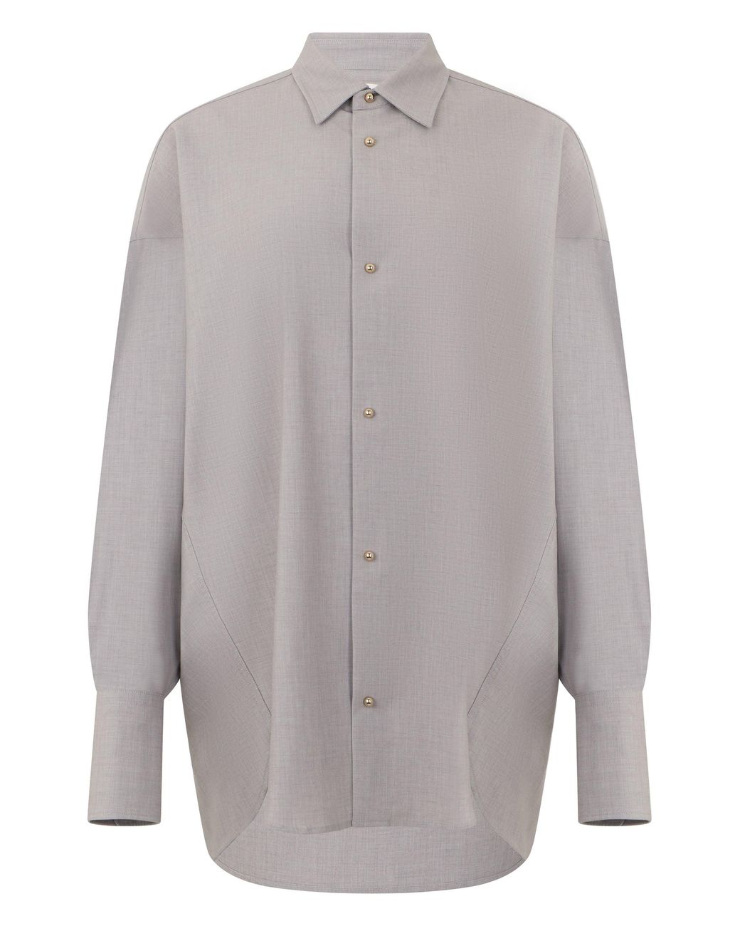 DARKPARK Gray Loose Long-Sleeved Shirt