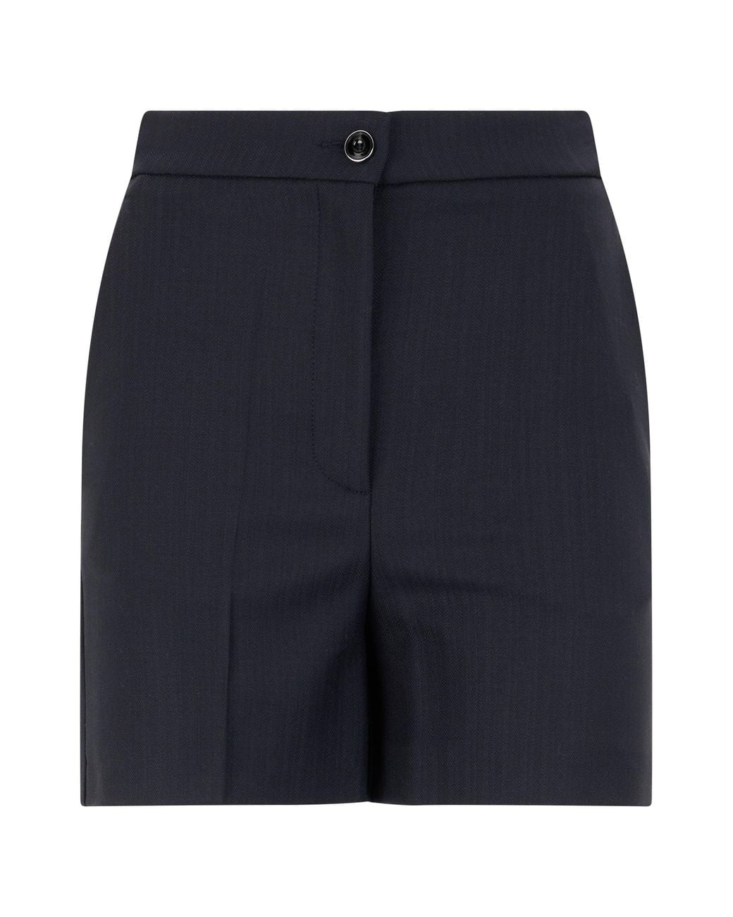 Pinko Blue High-Waisted Shorts