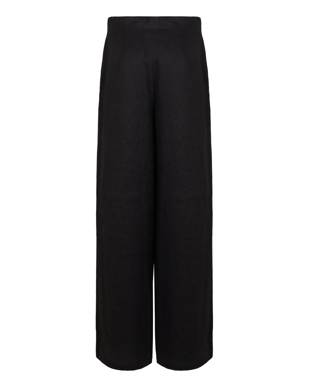 Max Mara Black Garibo Linen Trousers