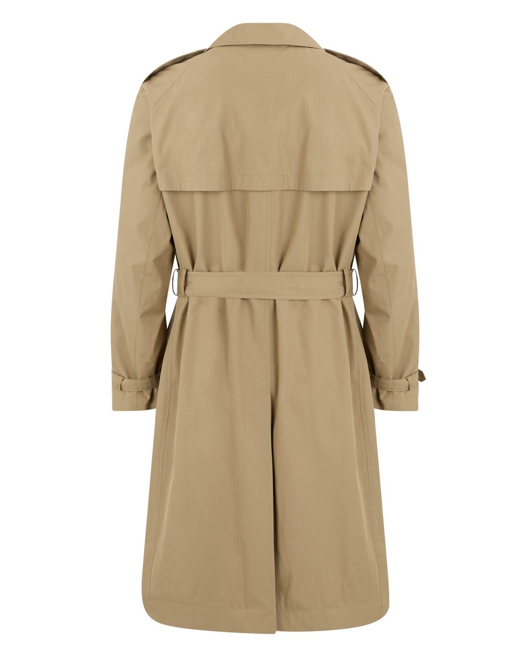Boss Natural Double-Breasted Trench Coat With Waist Belt for men