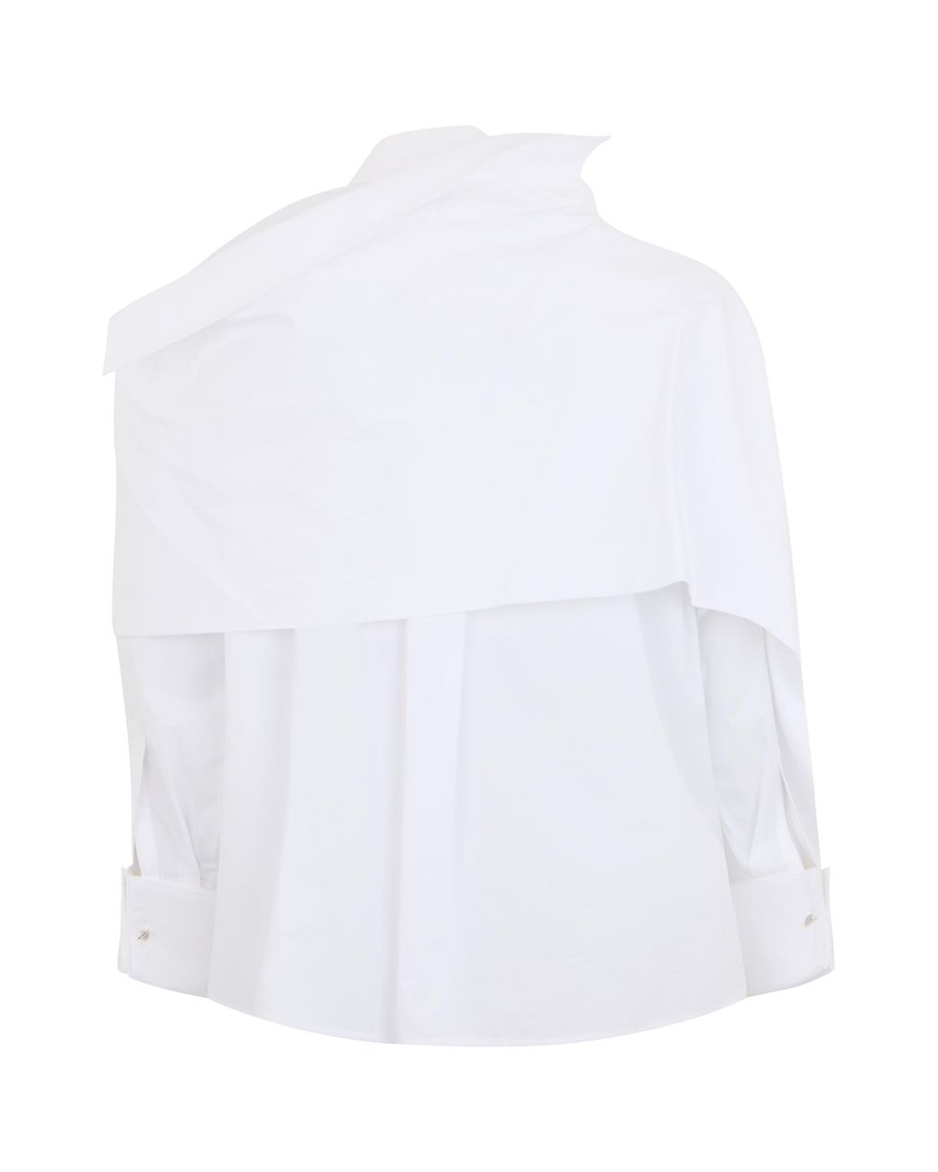 The Attico White Long-Sleeve Shirt