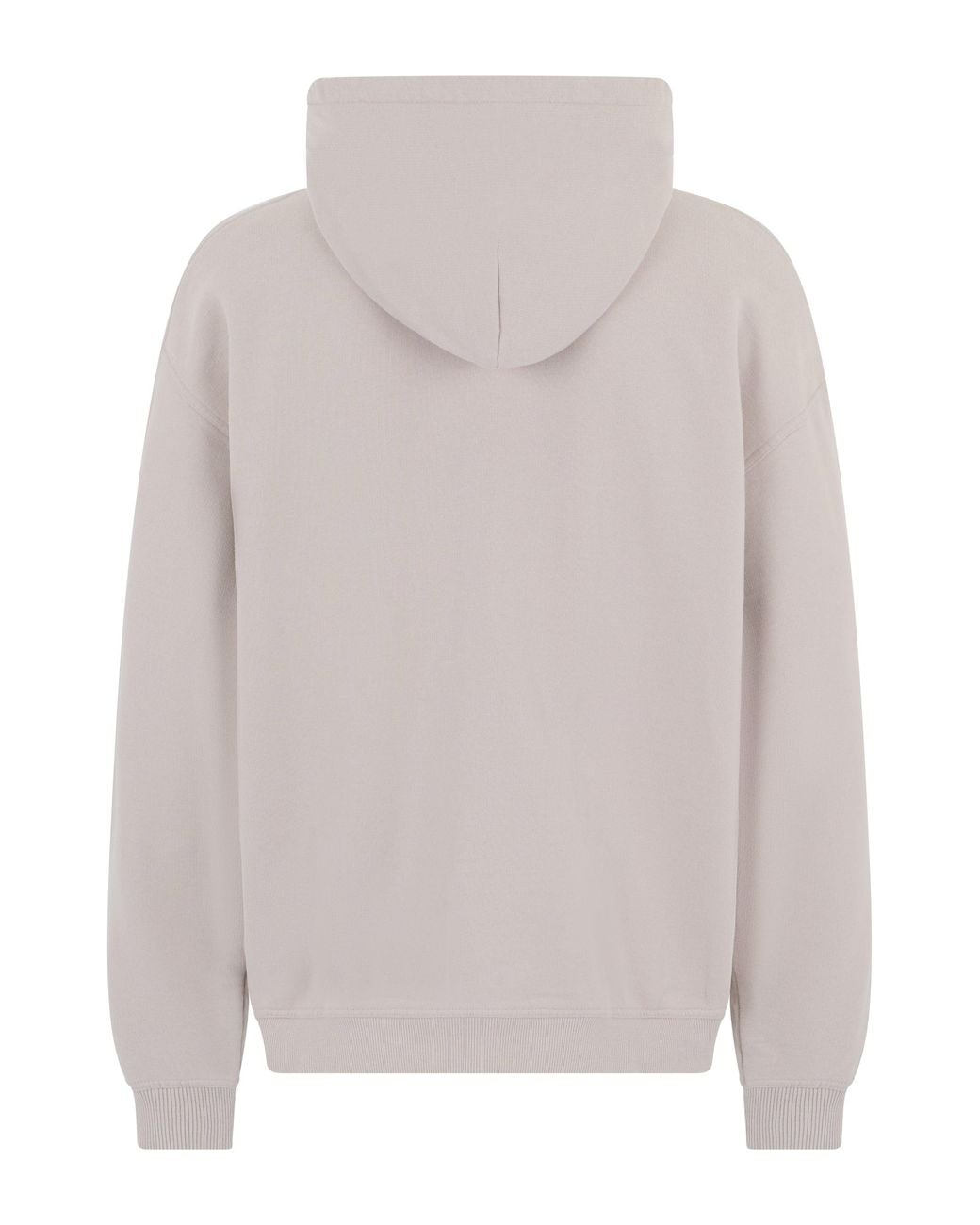 Represent White Hooded Script Logo Zip Sweatshirt for men