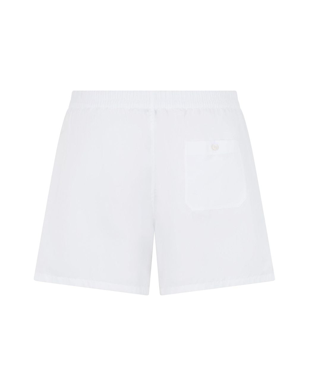 Dolce & Gabbana White Cotton Poplin Boxer for men