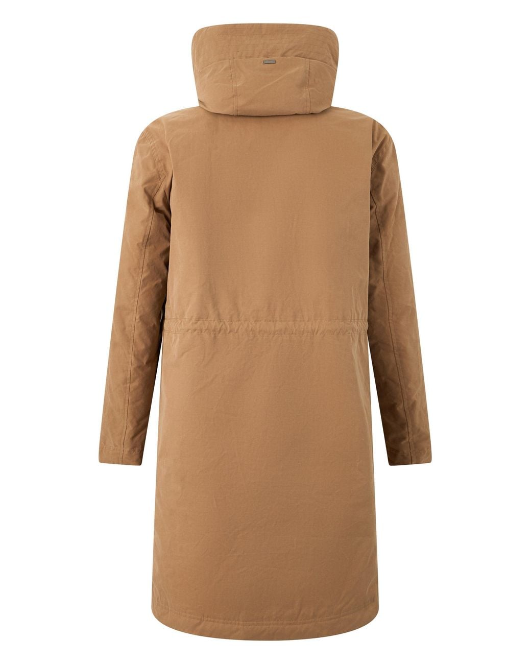 Herno Brown Parka With Zip Closure for men