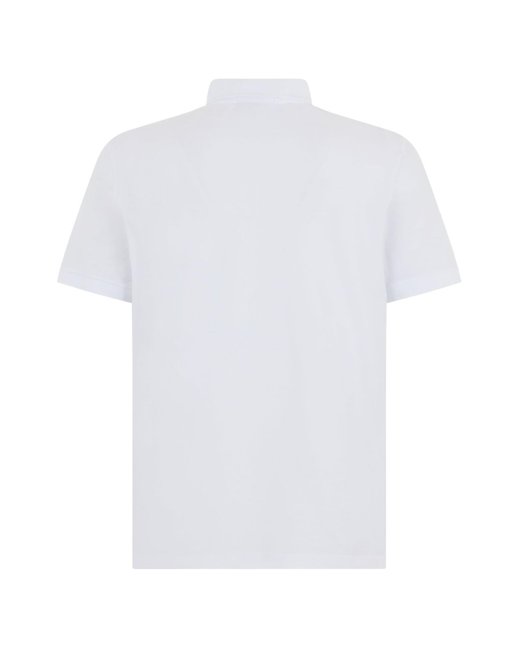 Stone Island White Polo Shirt Cotton for men