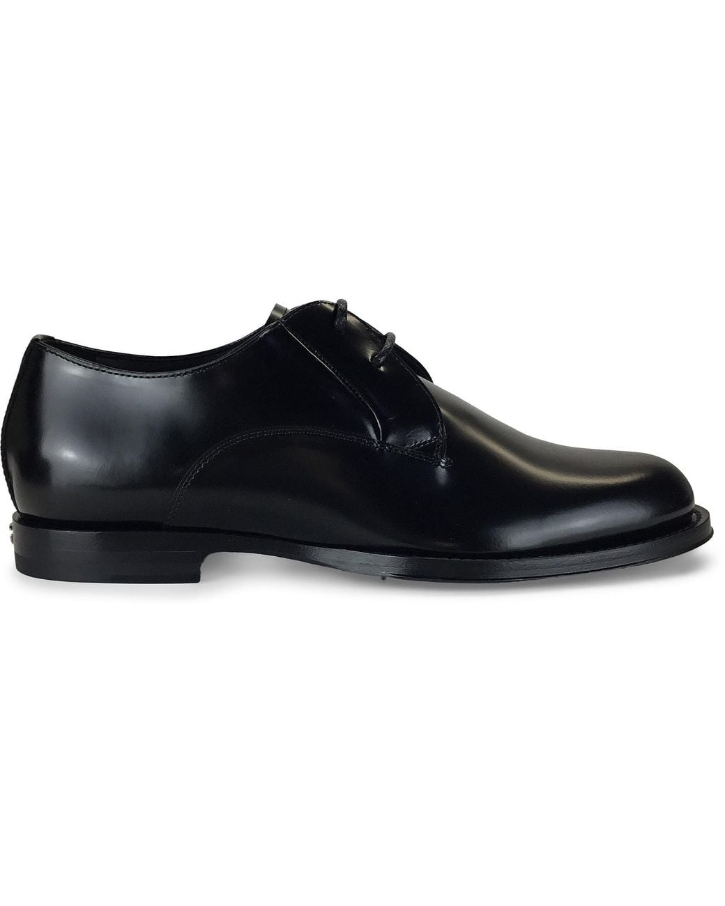 Dolce & Gabbana Black Elegant Shiny Leather Shoe