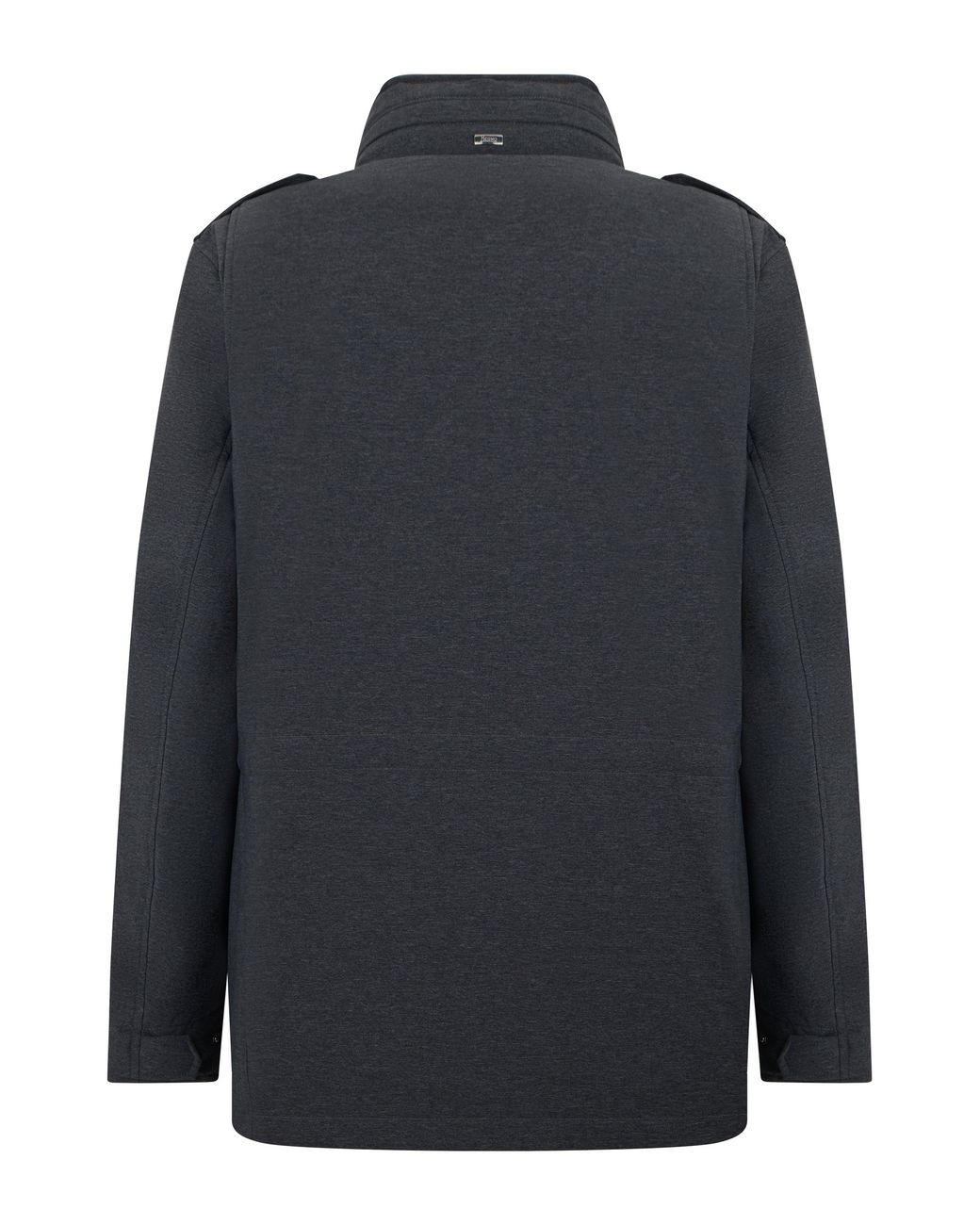 Herno Black Jacket With Practical Pockets for men