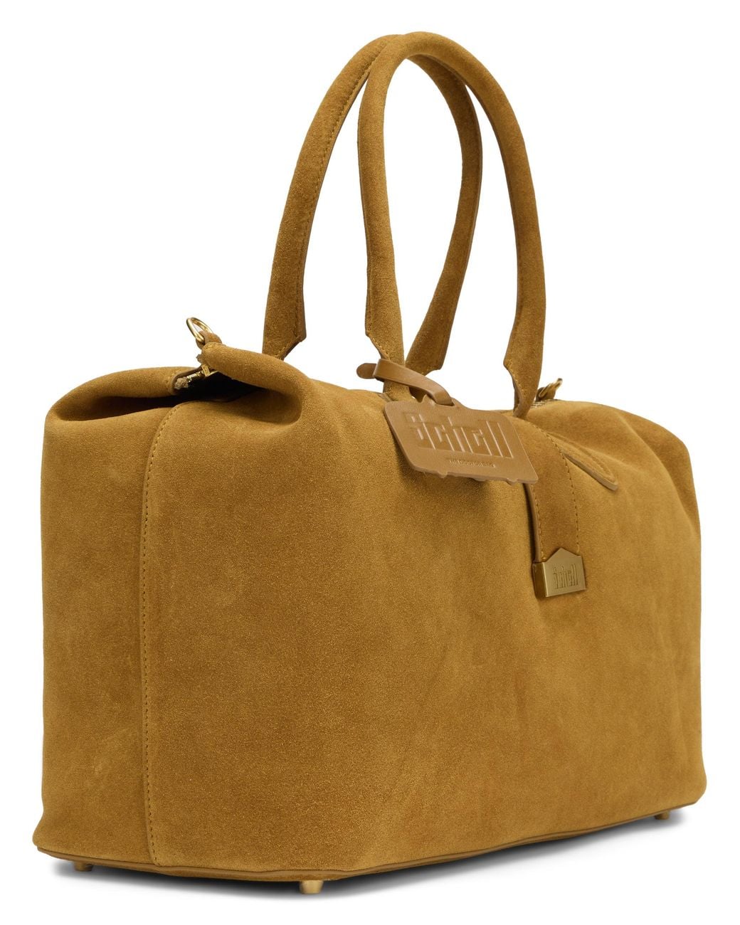 Schell Brown Suede Handbag