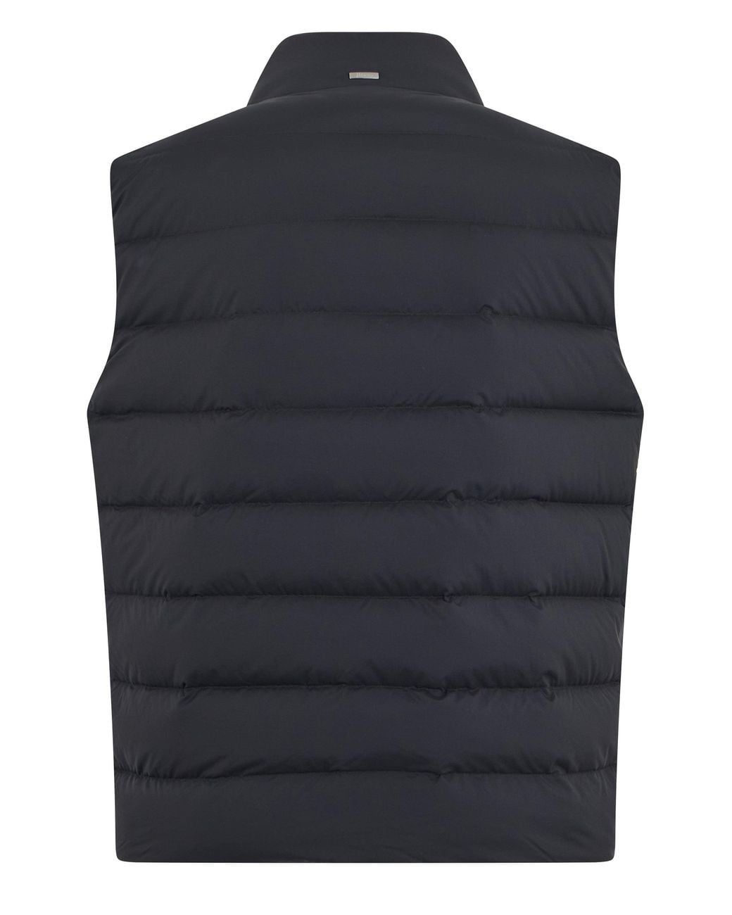 Herno Black Padded Gilet With Zip for men