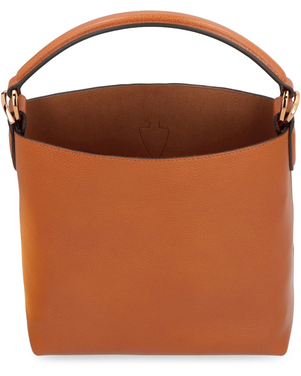 Tod's Brown T Timeless Leather Bucket Bag