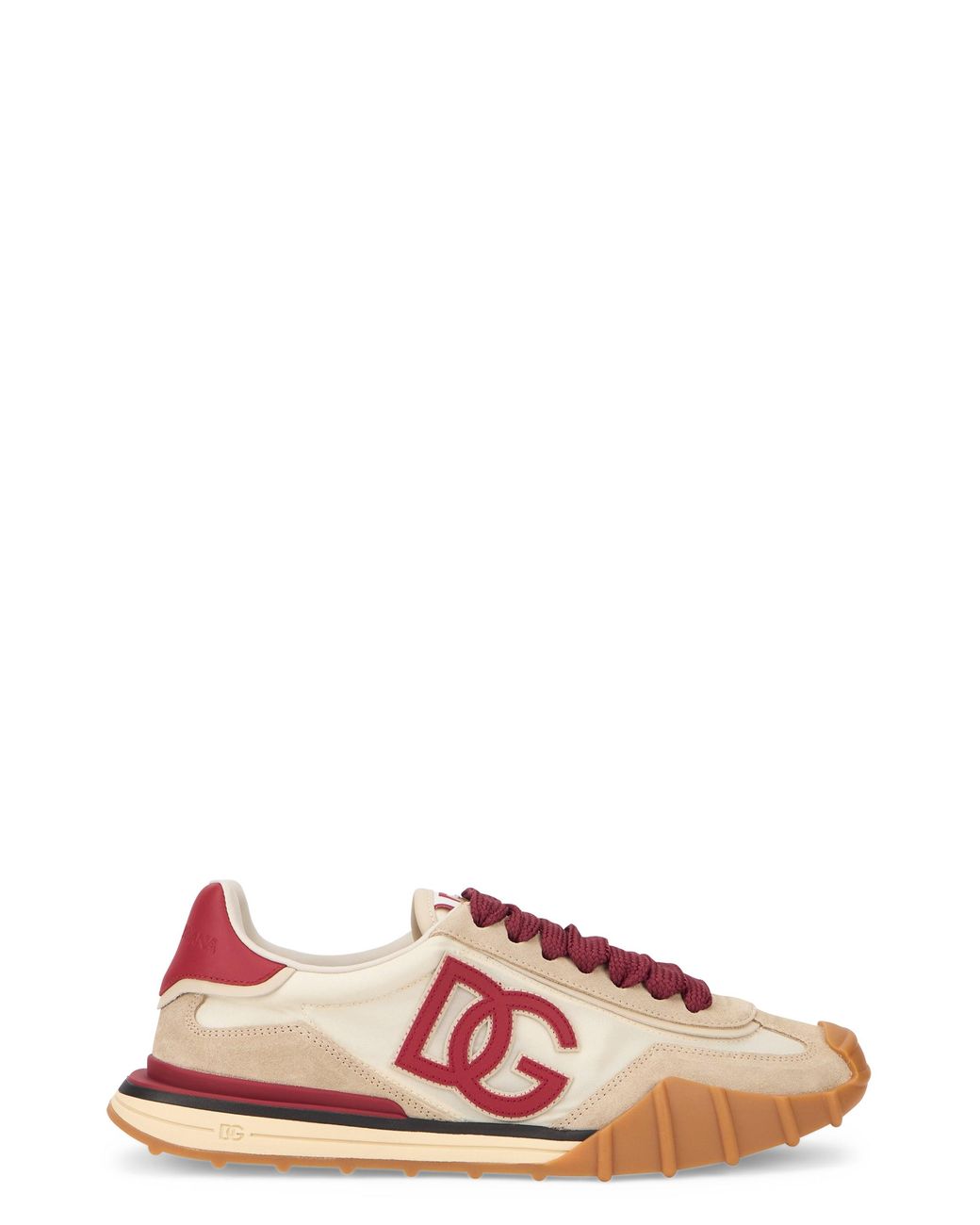Dolce & Gabbana Pink Sneakers Dg Cushion Suede Polyamide Trainers for men