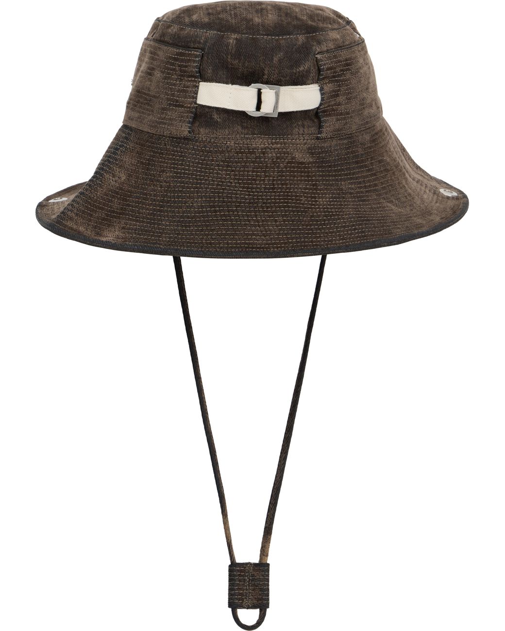 Jacquemus Black Textured Bucket Hat for men