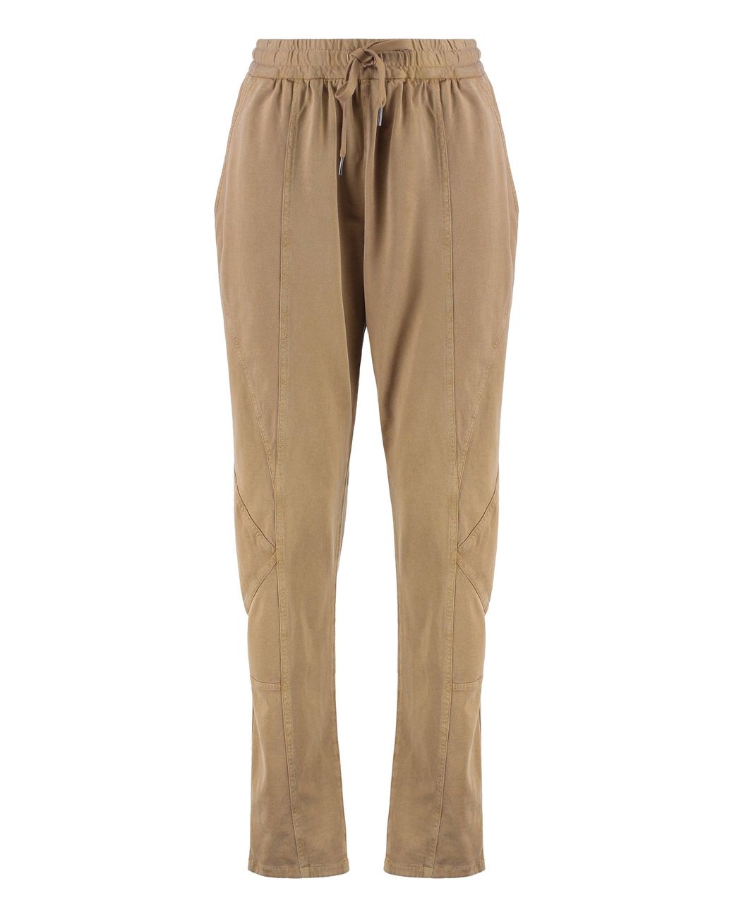 Isabel Marant Natural Trousers Regina Cotton Track Pants