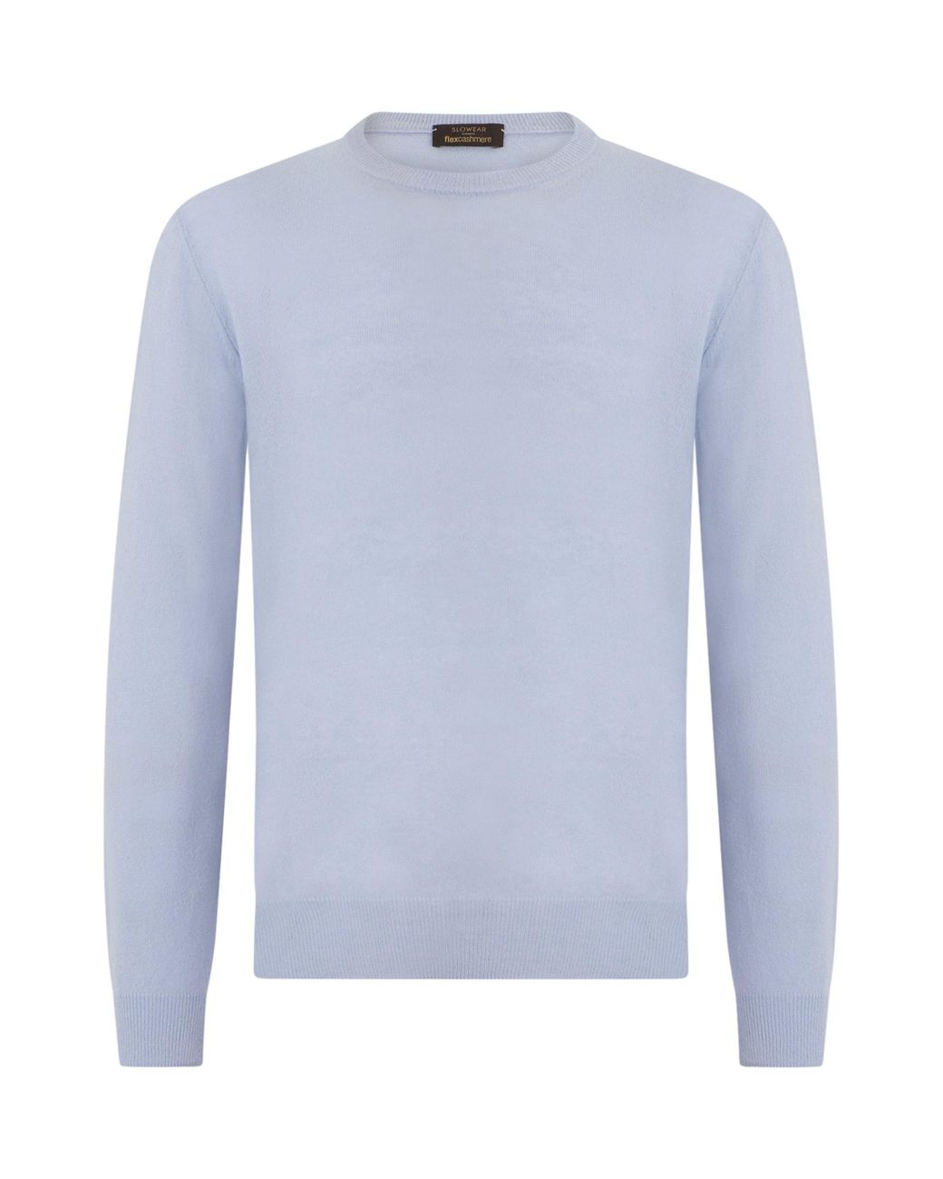 Slowear Blue Crew Neck Sweater for men