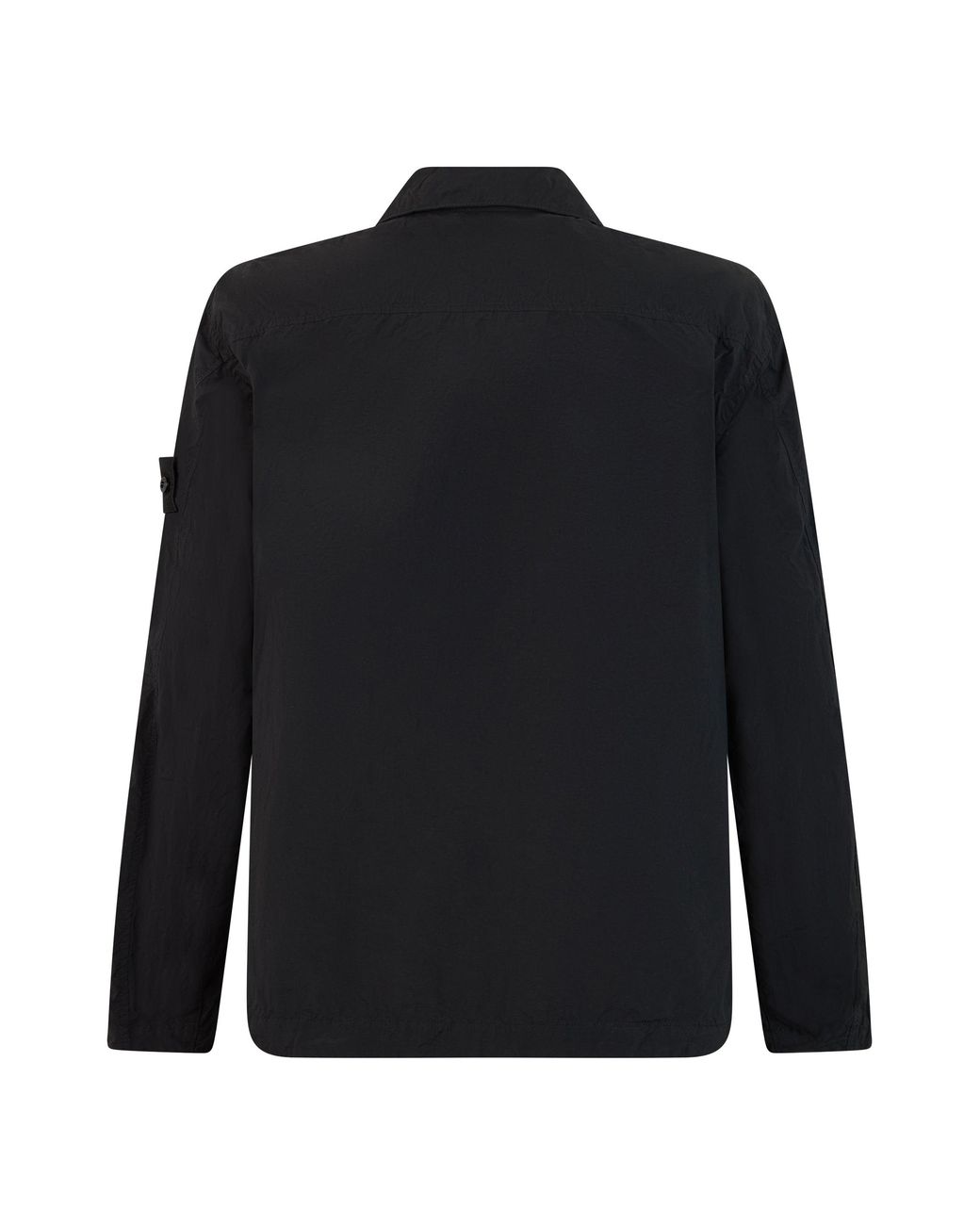 Stone Island Black Overshirt With Buttons for men