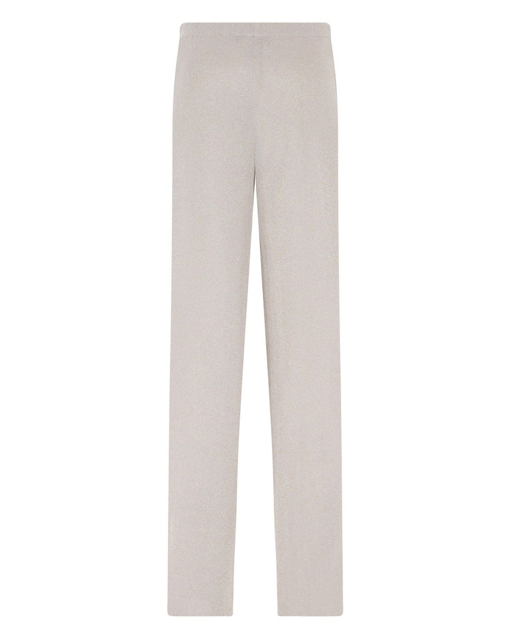 Roberto Collina White High-Waisted Pants