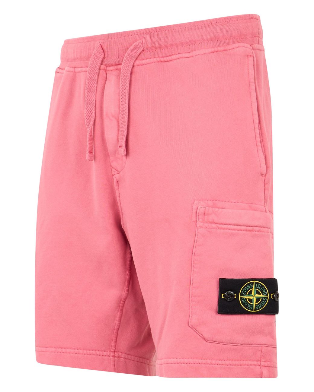 Stone Island Pink Shorts With Adjustable Drawstring for men