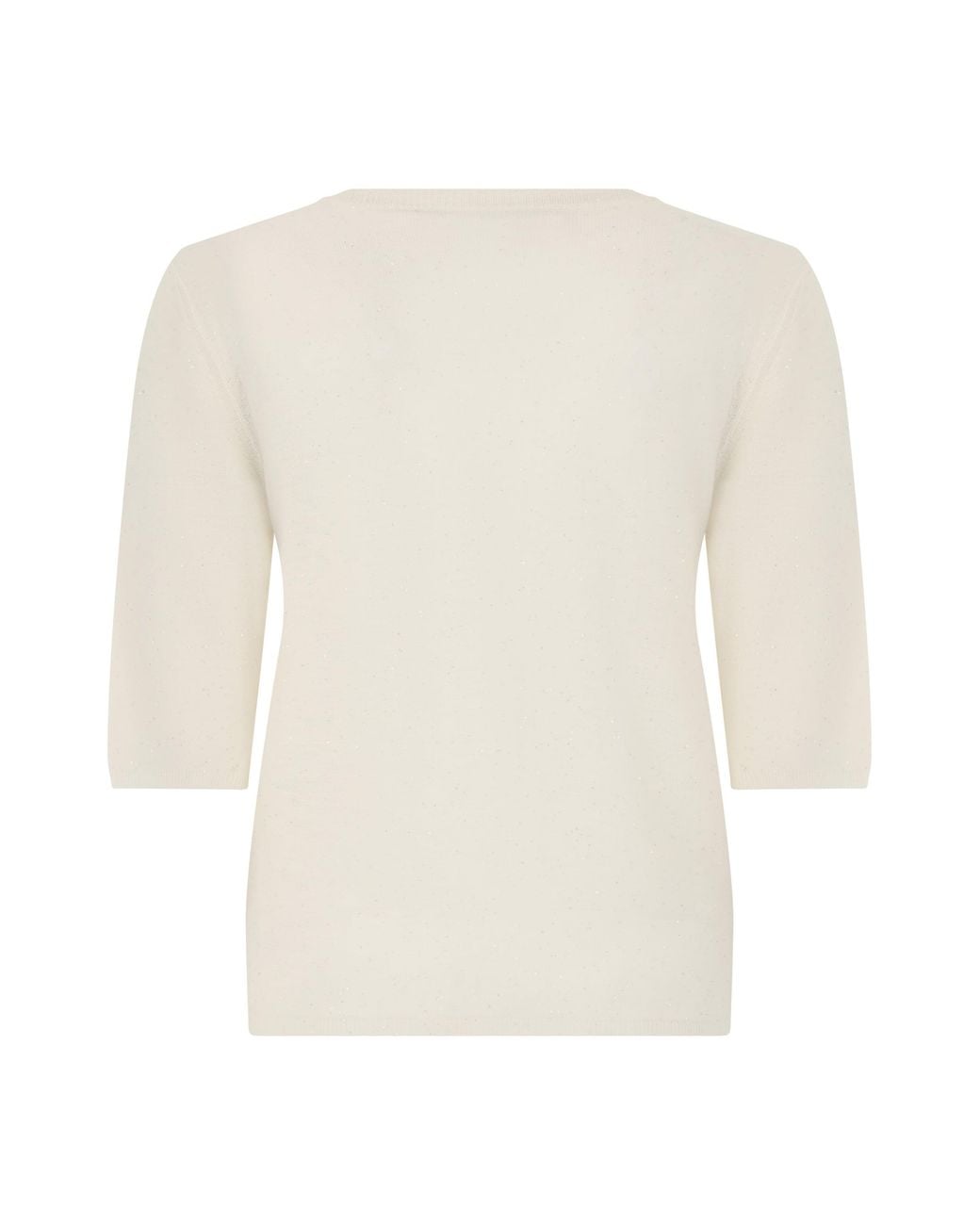 Fabiana Filippi White Shirt With Three-Quarter Sleeves