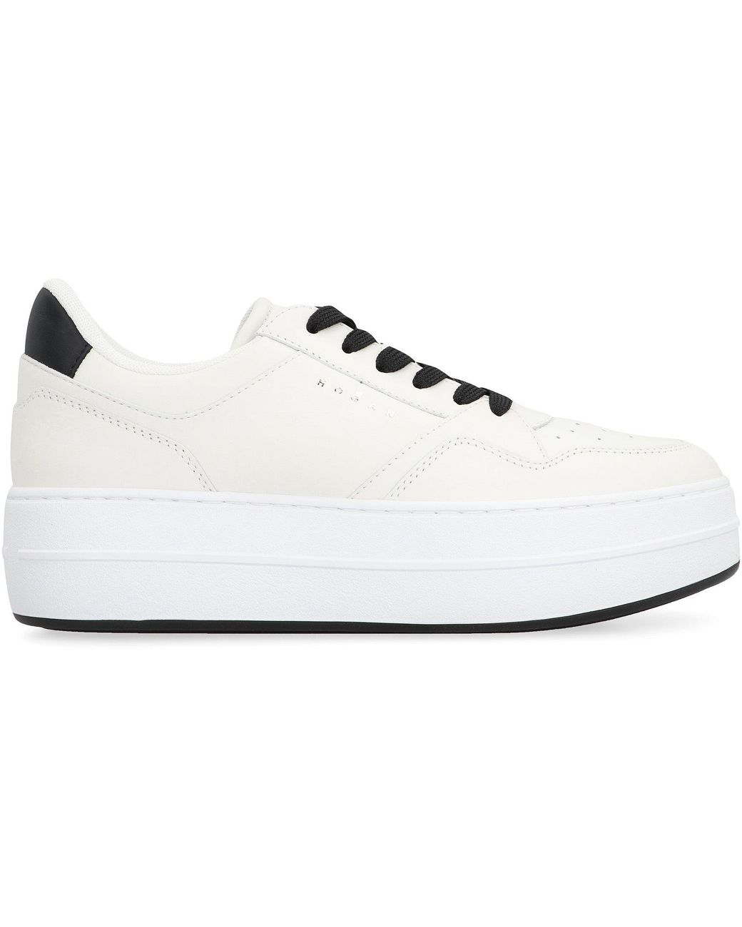 Hogan White Skyscraper Low-Top Sneakers Calf Trainers