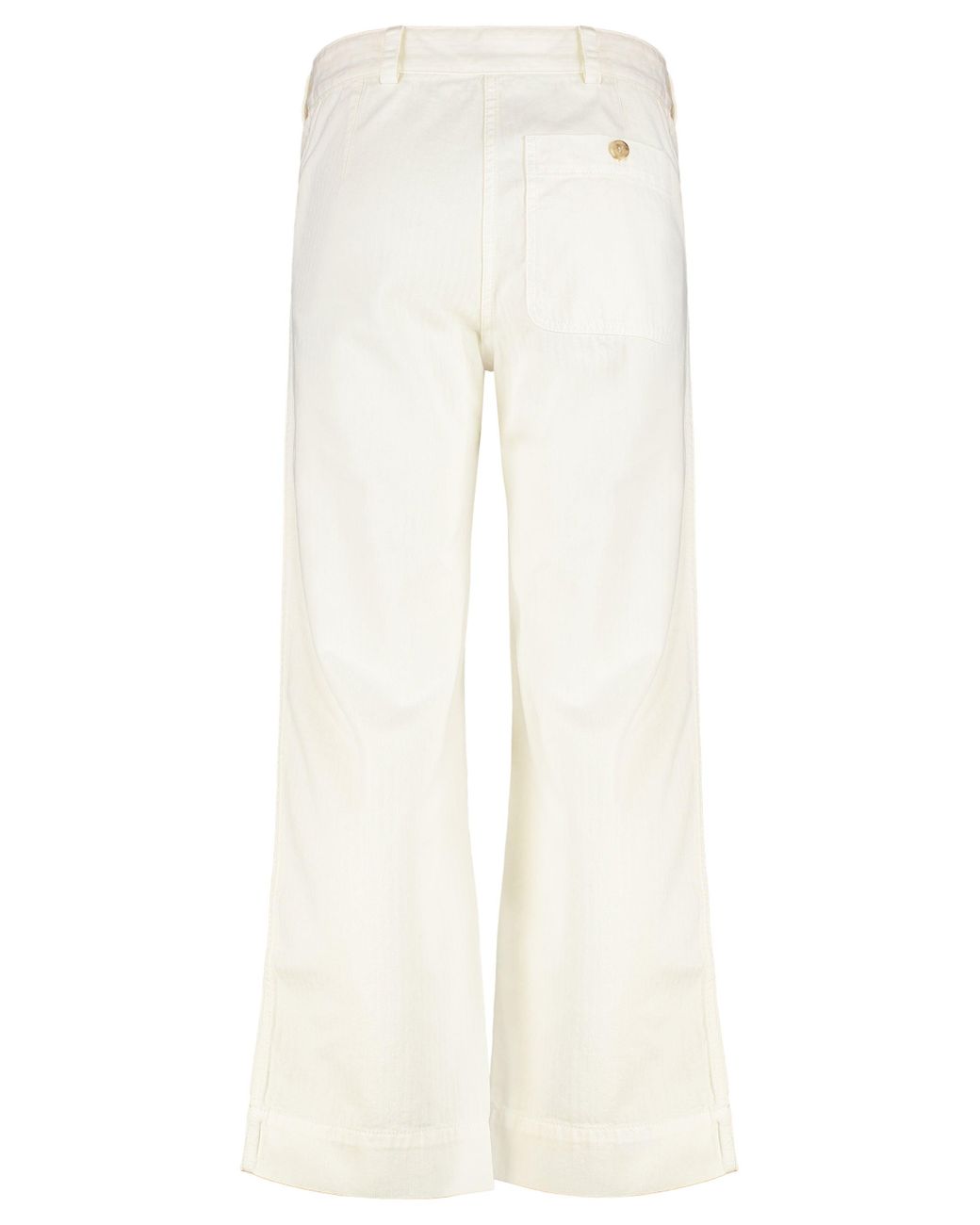 Etro White Cotton Trousers