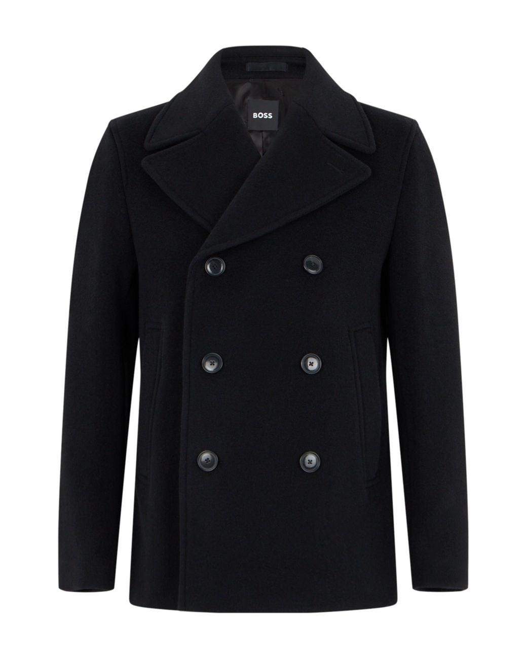 Boss Black Double-Breasted Jacket for men