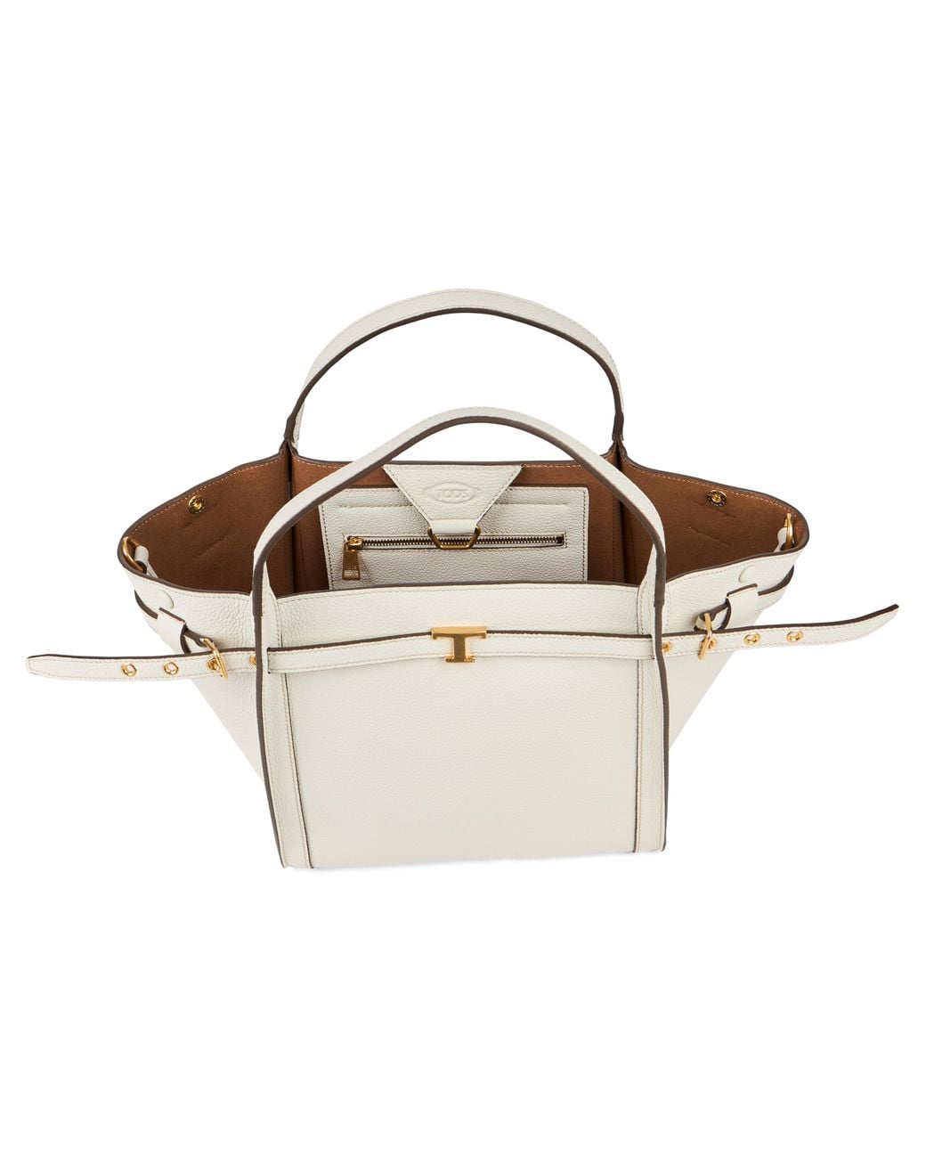 Tod's Natural Small Leather Handbag Shopping