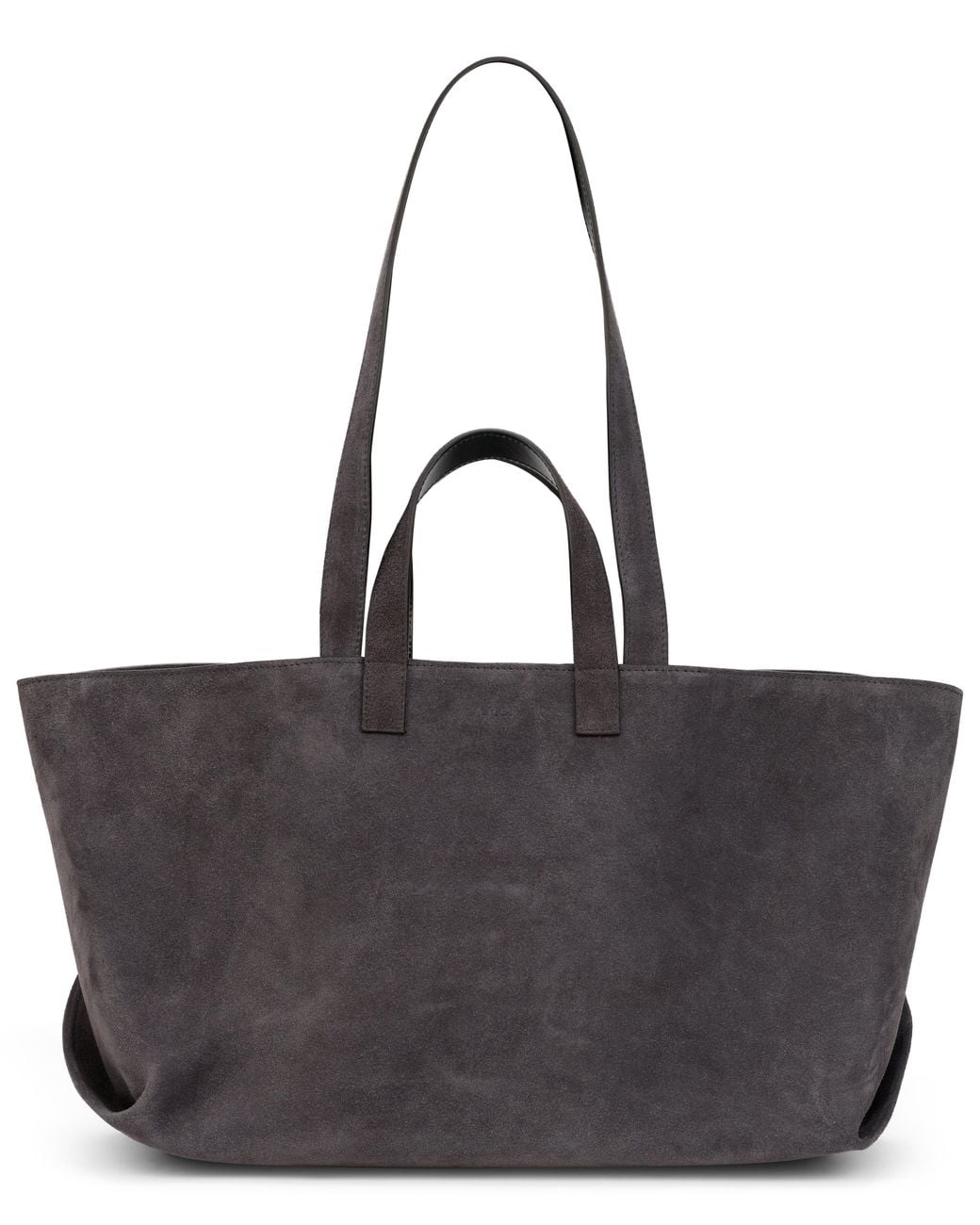 A.P.C. Black Suede Tote Bag