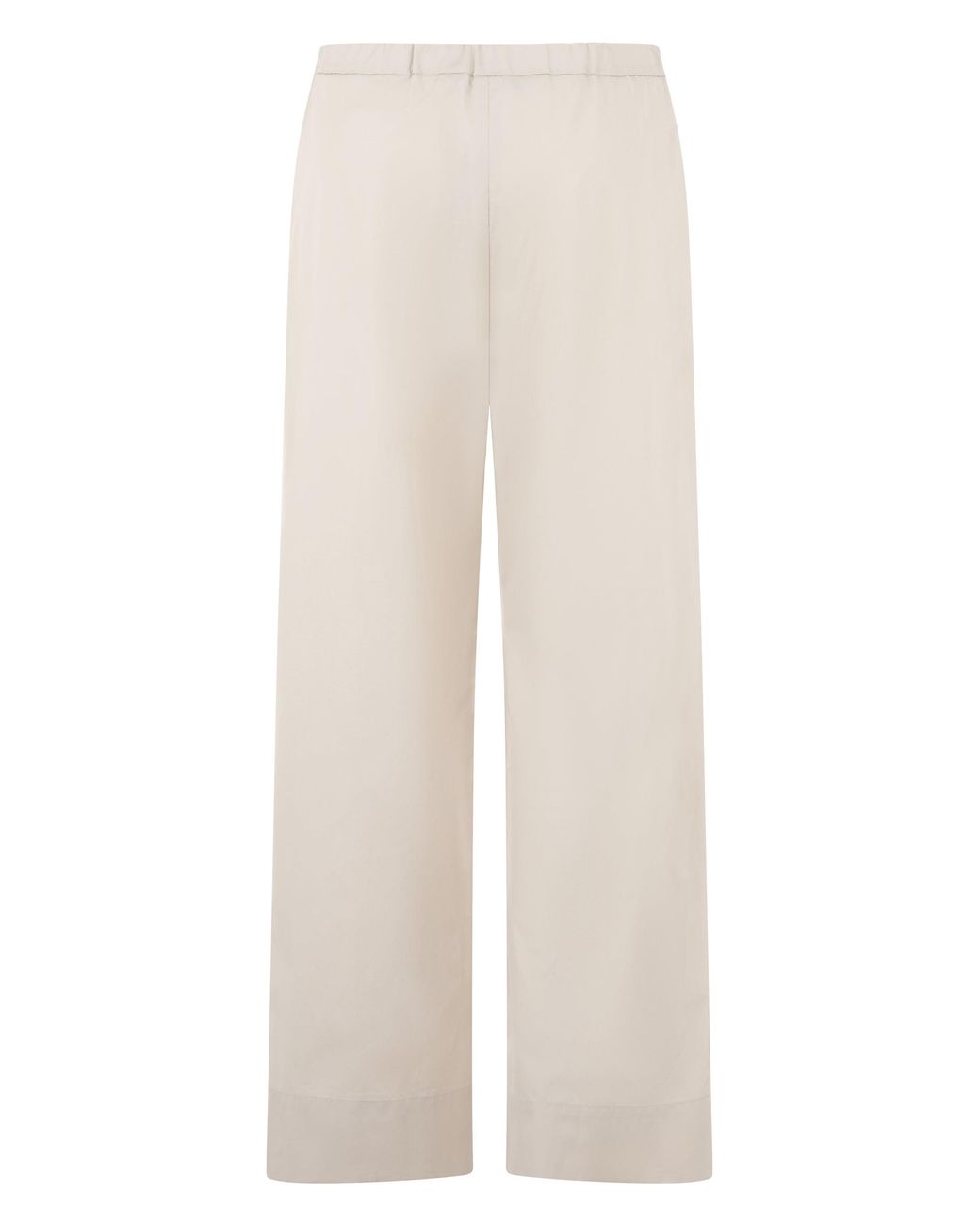 Max Mara White Loose Pants With Laces
