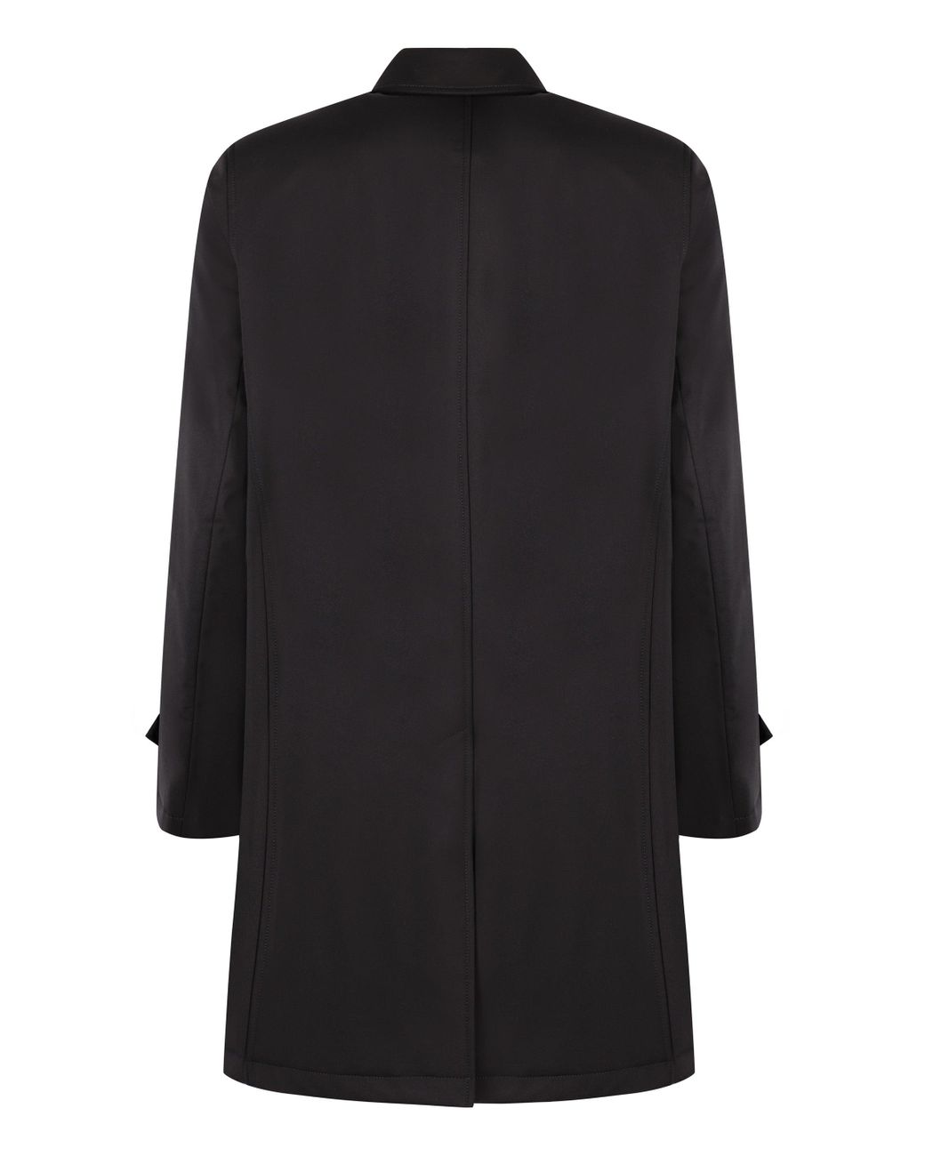 Herno Black Tech Fabric Jacket With Versatile Functionality for men