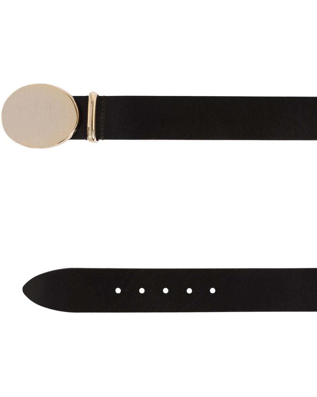 Isabel Marant Black Leonie Leather Belt