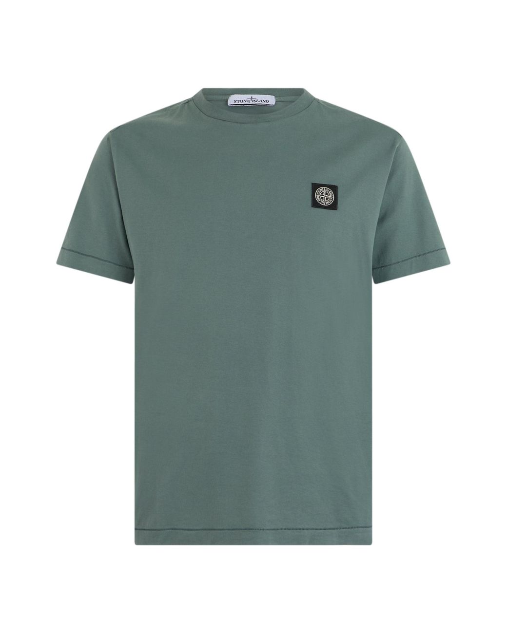 Stone Island Green Short-Sleeve T-Shirt for men