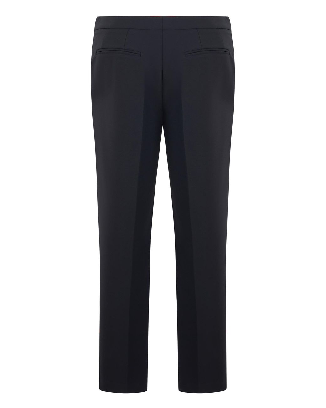Elisabetta Franchi Blue High-Waisted Crop Pants