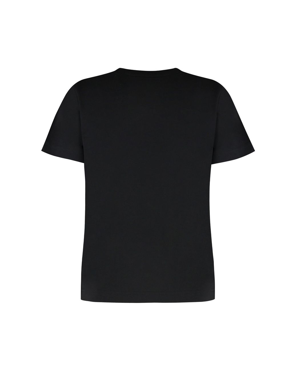 Moncler Black Cotton Crew-Neck T-Shirt