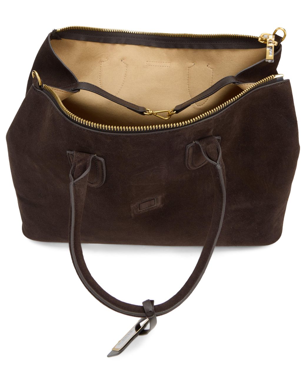 Schell Black Suede Handbag