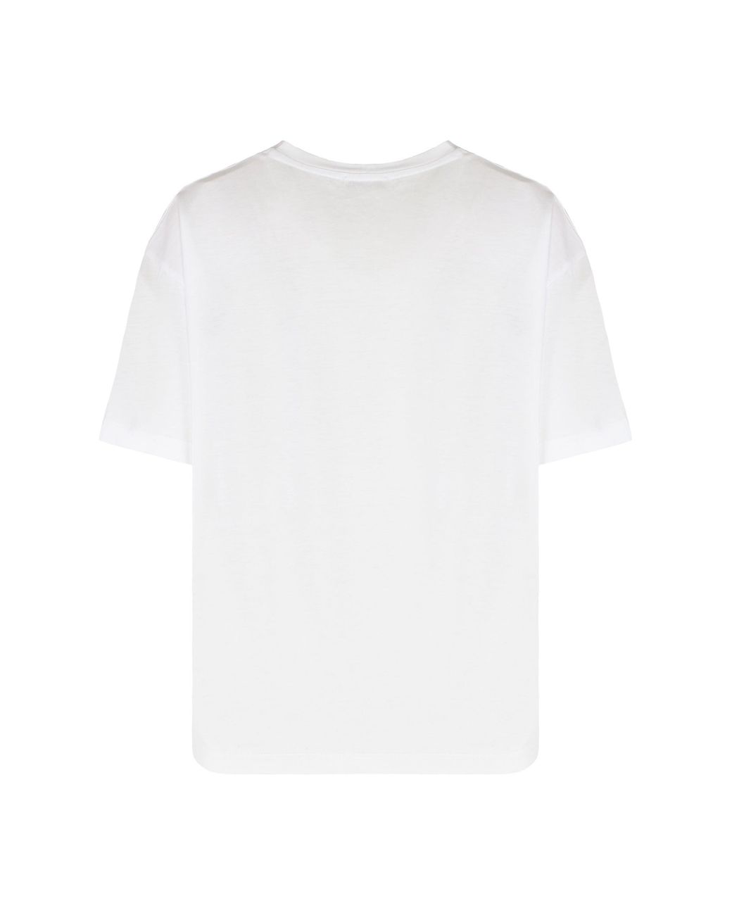 Totême White T-Shirt Cotton Blend Lyocell T-Shirts & Jerseys