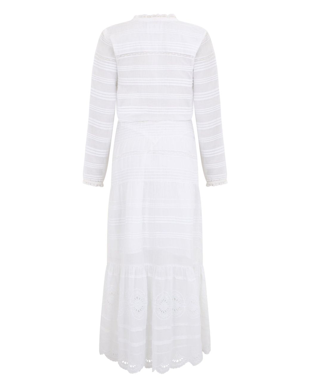 Isabel Marant White Long Dress Cotton