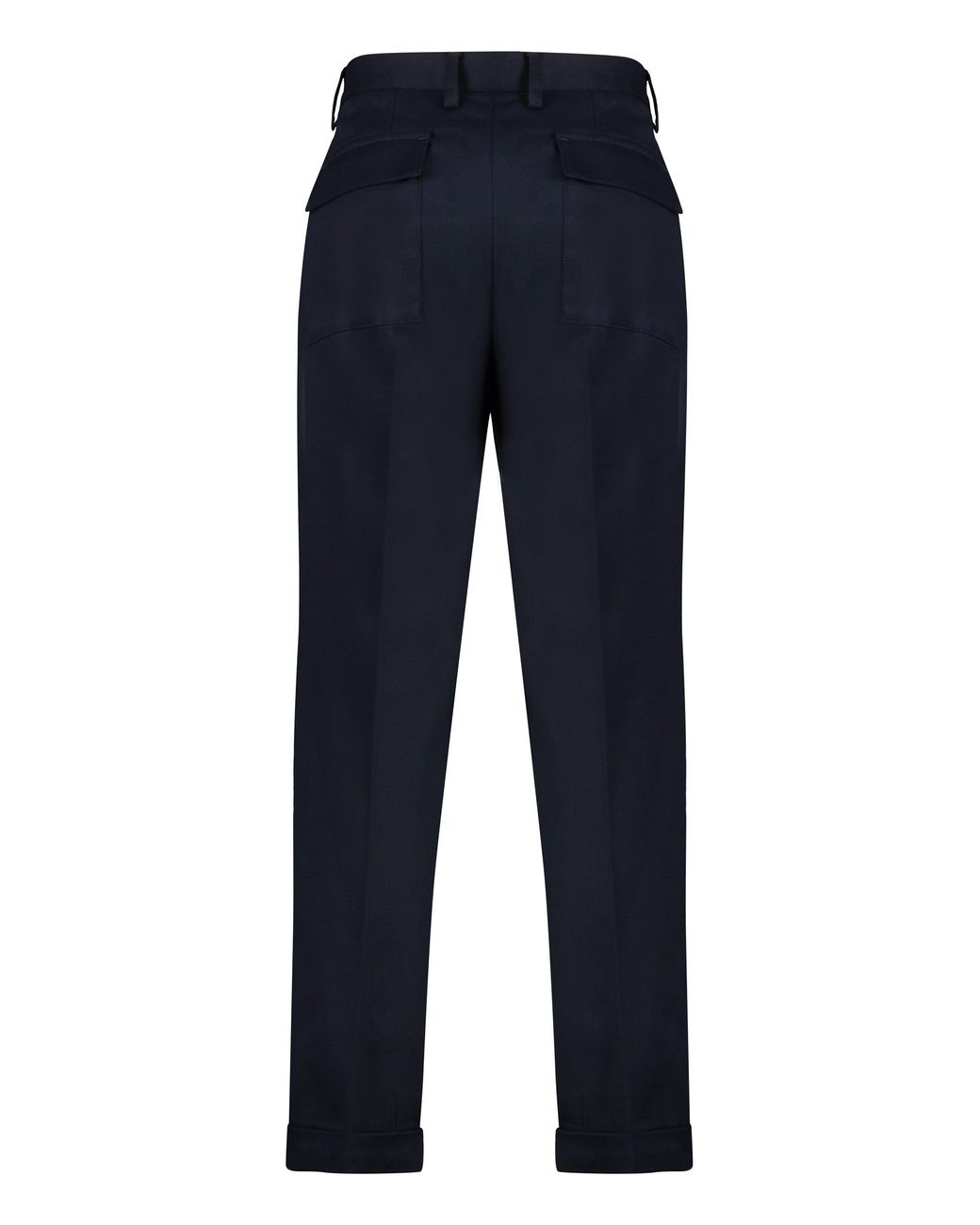 Paolo Pecora Blue Cotton Blend Trousers for men