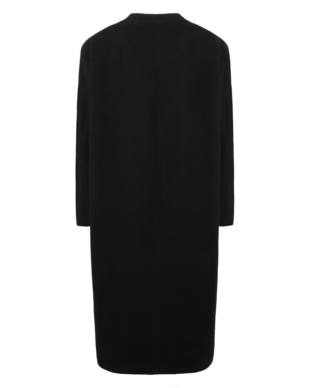 Isabel Marant Black Single-Breasted Wool Coat