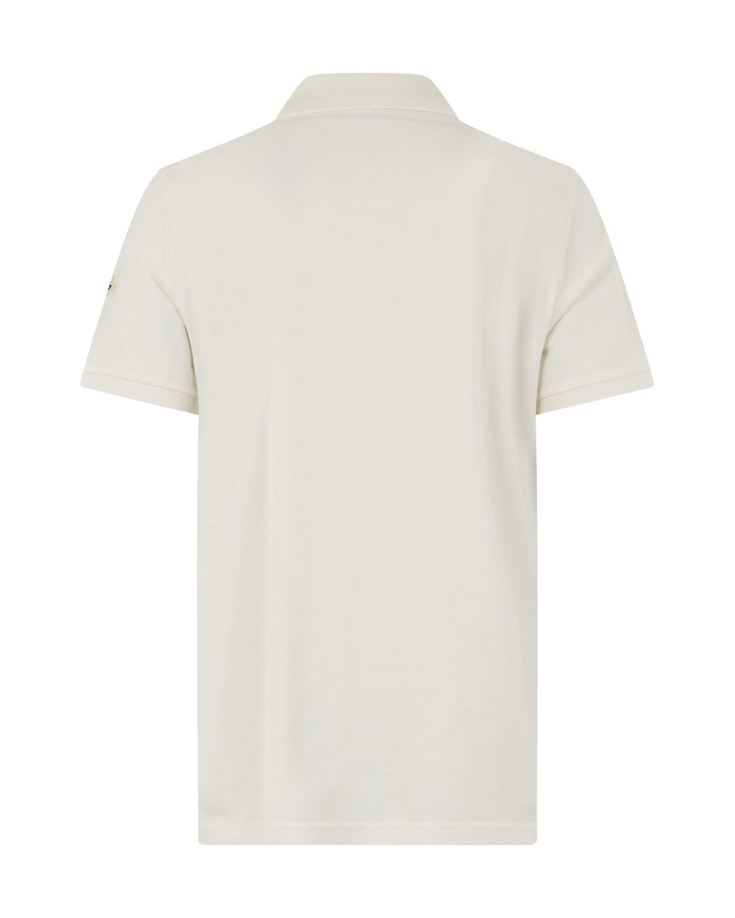 Moncler White Short Sleeve Polo for men