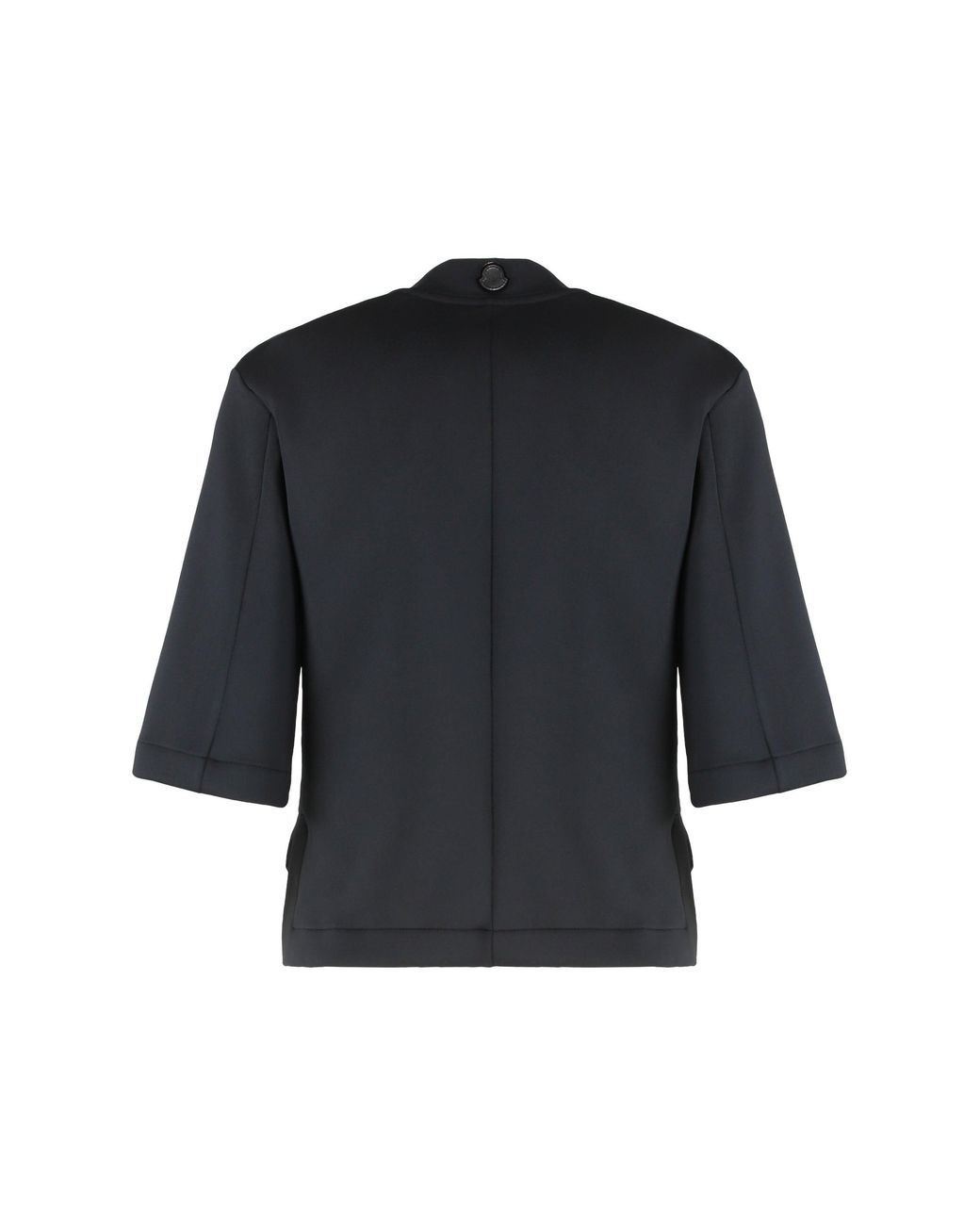 Moncler Genius Black T-Shirt Techno Fabric Elastane T-Shirts & Jerseys