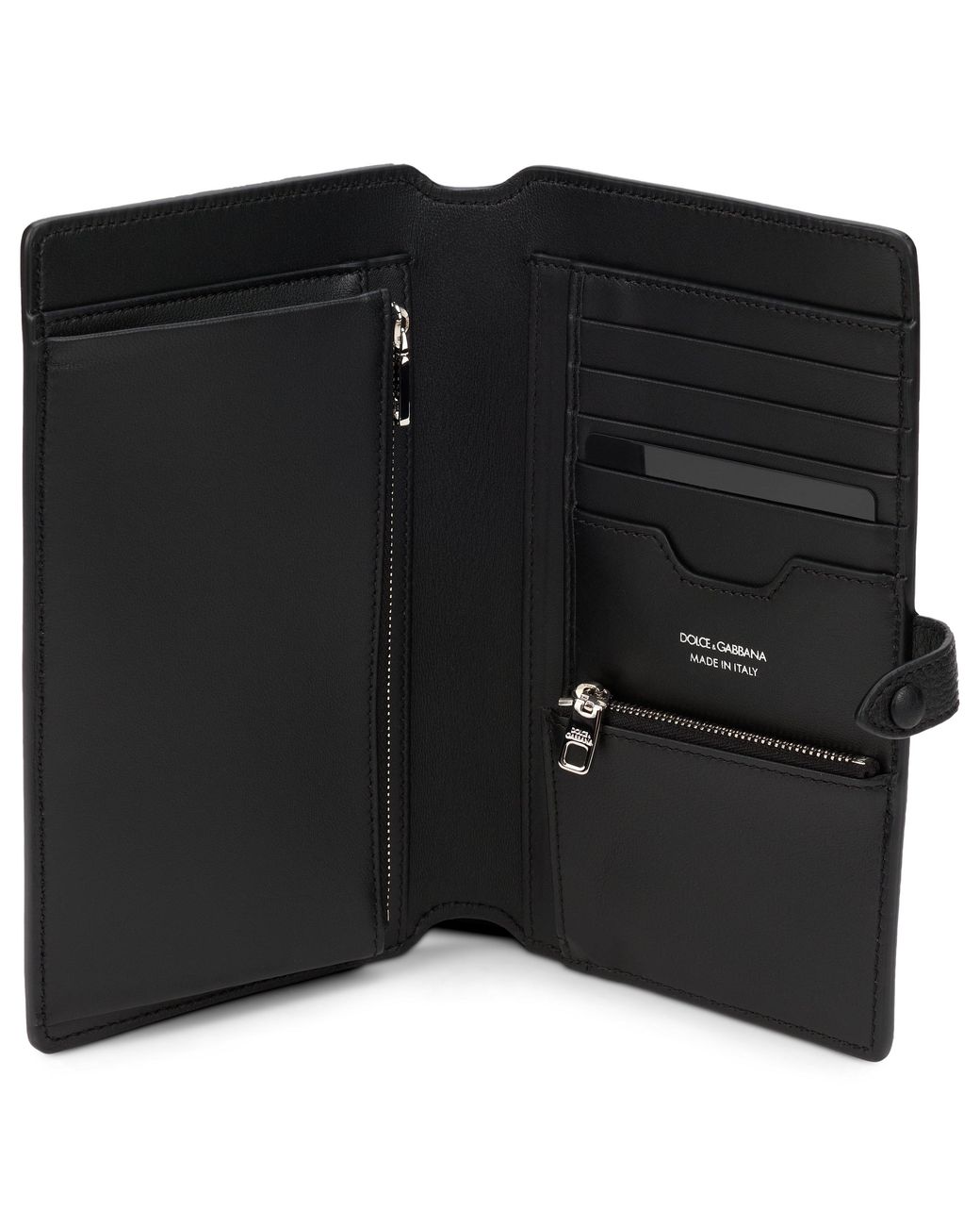 Dolce & Gabbana Black Leather Pouch for men