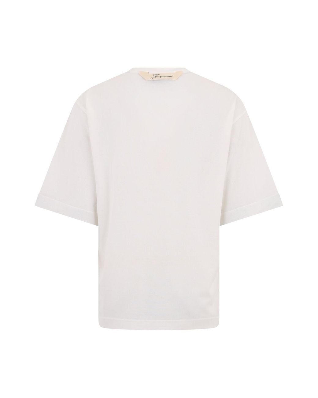 Jacquemus White Basic Short-Sleeve T-Shirt