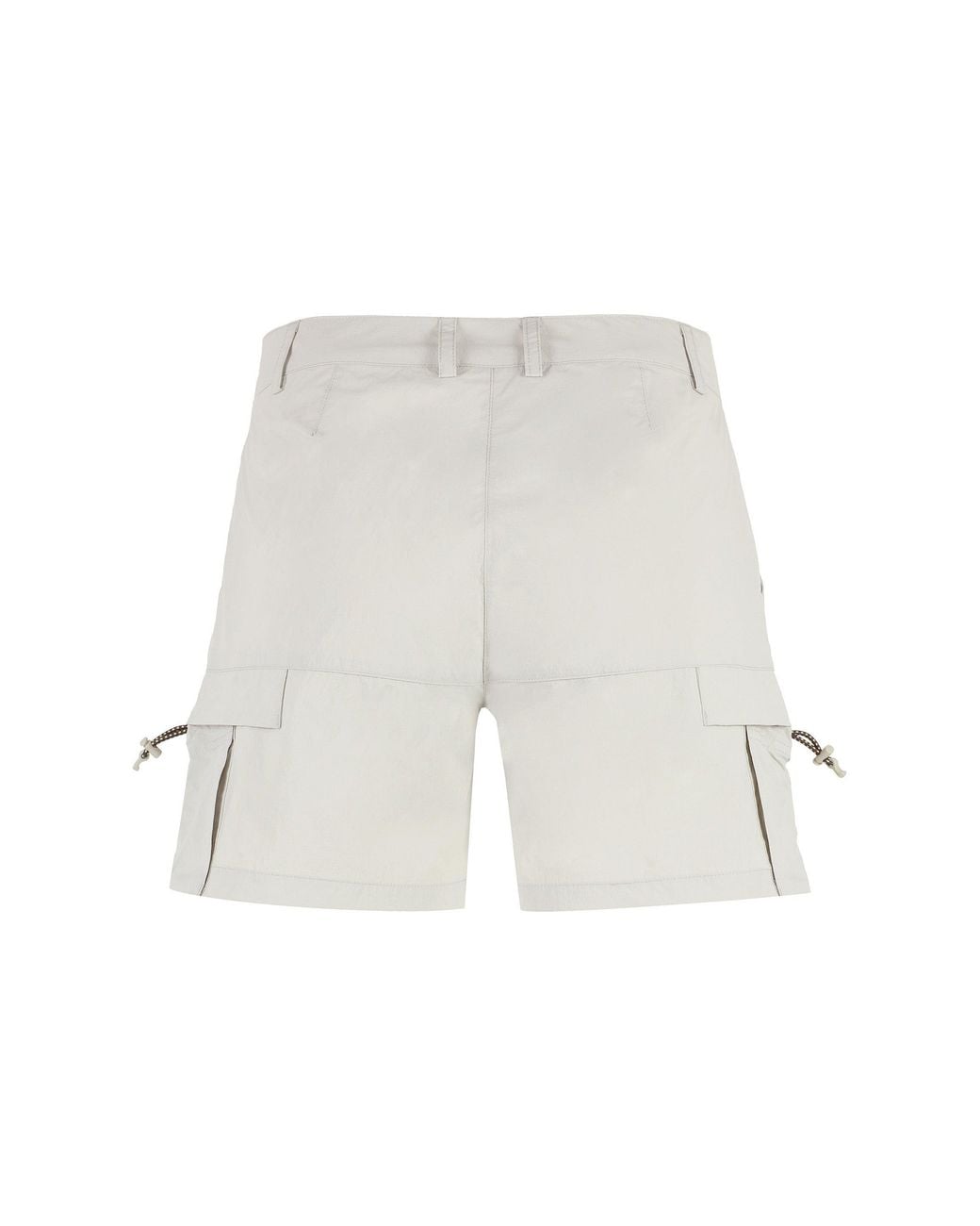 K-Way White Argalps Nylon Shorts