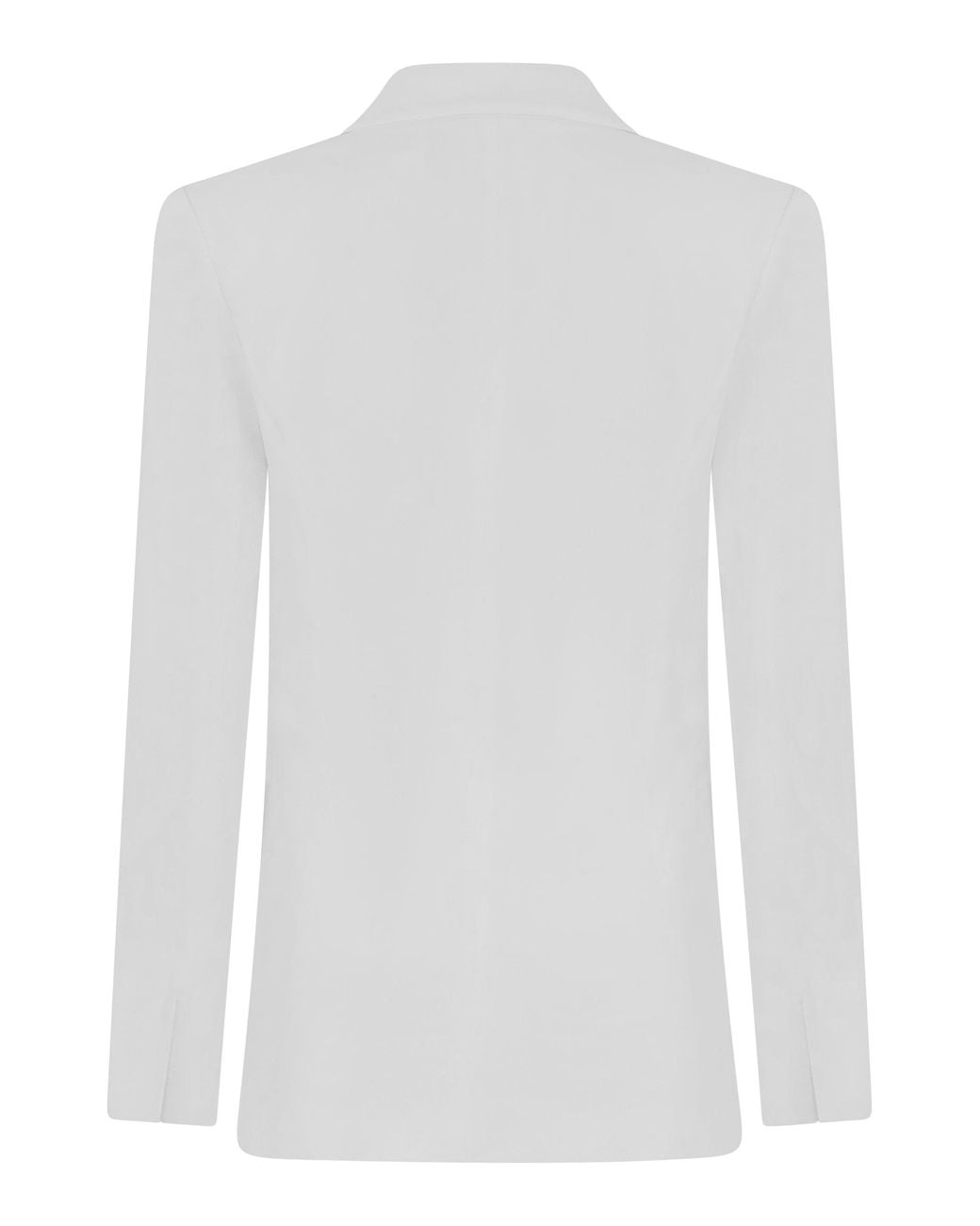 Pinko White Single-Button Blazer